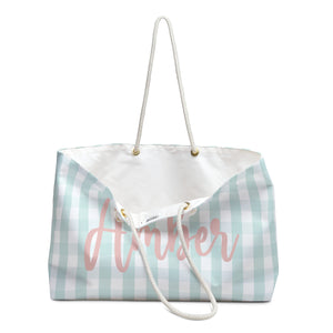 Personalized Weekender Bag, Oversized Bag, Carry On Bag, Gym Bag, Hospital Bag, Name Bag, Gift for Mom