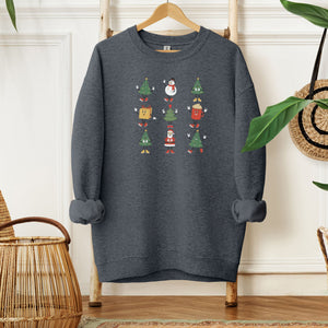 Retro Christmas Sweatshirt, Christmas Sweatshirt, Holiday shirt, Christmas gift, Women Christmas Sweatshirt, Cute Christmas Shirt