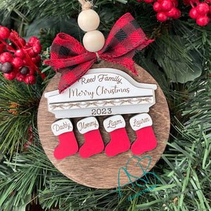 Personalized 2023 Family Stocking Ornament