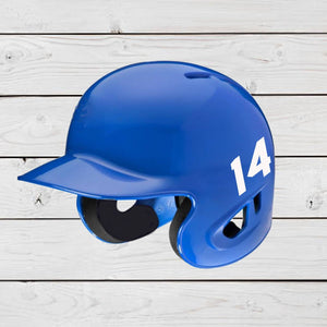 Baseball Helmet Decal - FREE SHIPPING