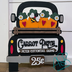 Interchangeable Truck with Easter Carrot Patch Insert