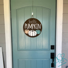 Hello Pumpkin Door Hanger - FREE SHIPPING