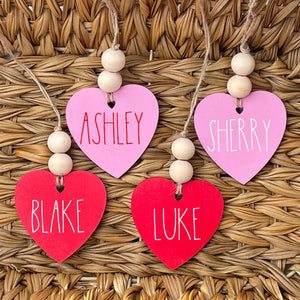 Personalized Valentine Tag