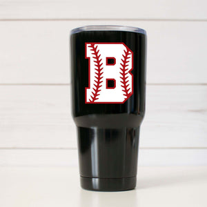 Baseball Letter Decal - FREE SHIPPING