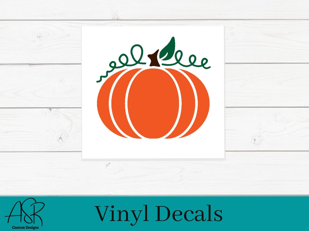 Pumpkin Decal | Fall Decal | Tumbler Decal | Mug Decal | Fall Decorating | Autumn | Harvest